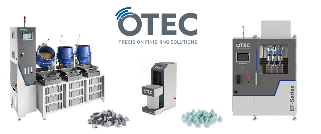 Machines de polissage OTEC pour bijoux d’exception, avec abrasifs synthétiques et céramiques
